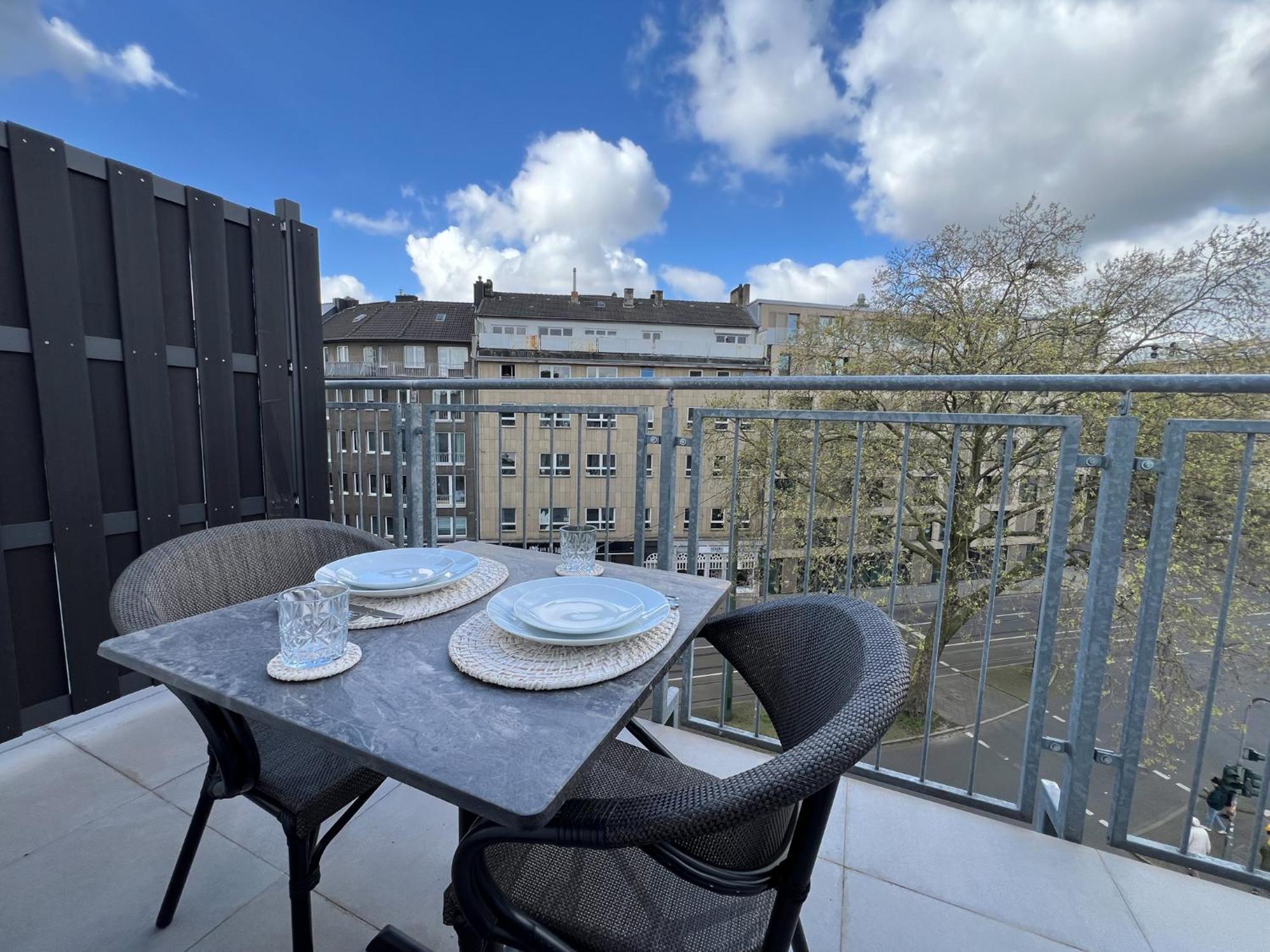 Apartment Duesseldorf City Eksteriør billede